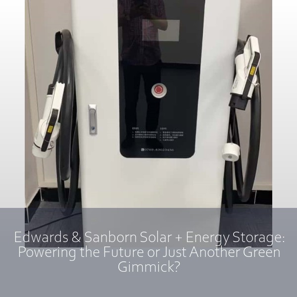 Edwards & Sanborn Solar + Energy Storage: Powering the Future or Just Another Green Gimmick?